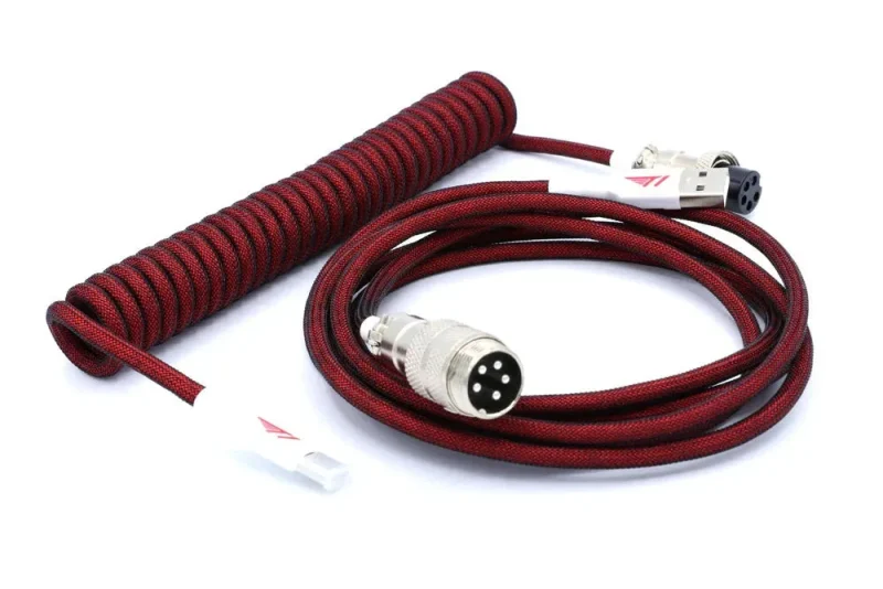 matrix x win red coiled usb cable fast charging data sync