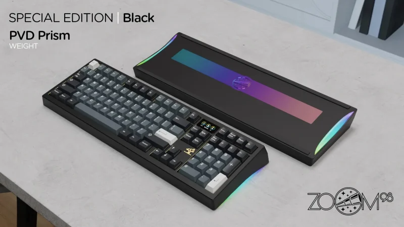 meletrix zoom98 se wireless rgb hotswap keyboard kit