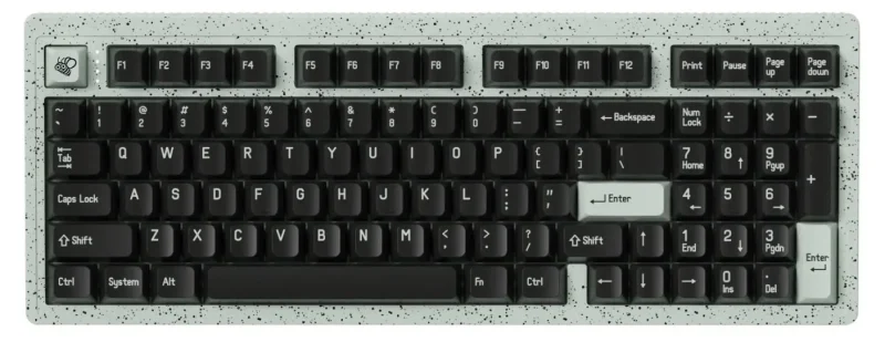 melgeek modern97 rgb mechanical keyboard bluetooth 5 1 2 4ghz