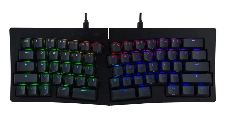 mistel md600 alpha black 60 alice hotswap bluetooth rgb keyboard