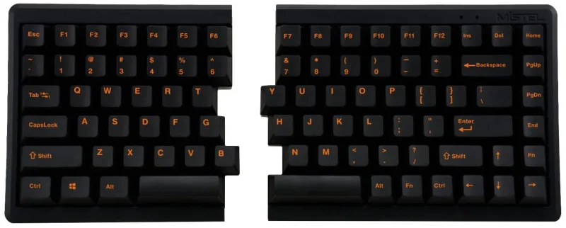 mistel md770 75 double shot pbt mechanical keyboard