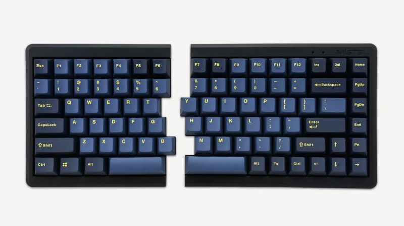 mistel md770 glaze blue 75 bluetooth rgb pbt mechanical keyboard