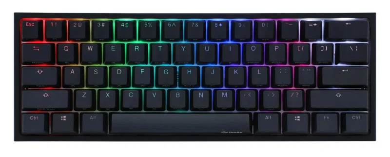 mk x ducky one 2 mini pro 60 rgb pbt mechanical keyboard limited edition