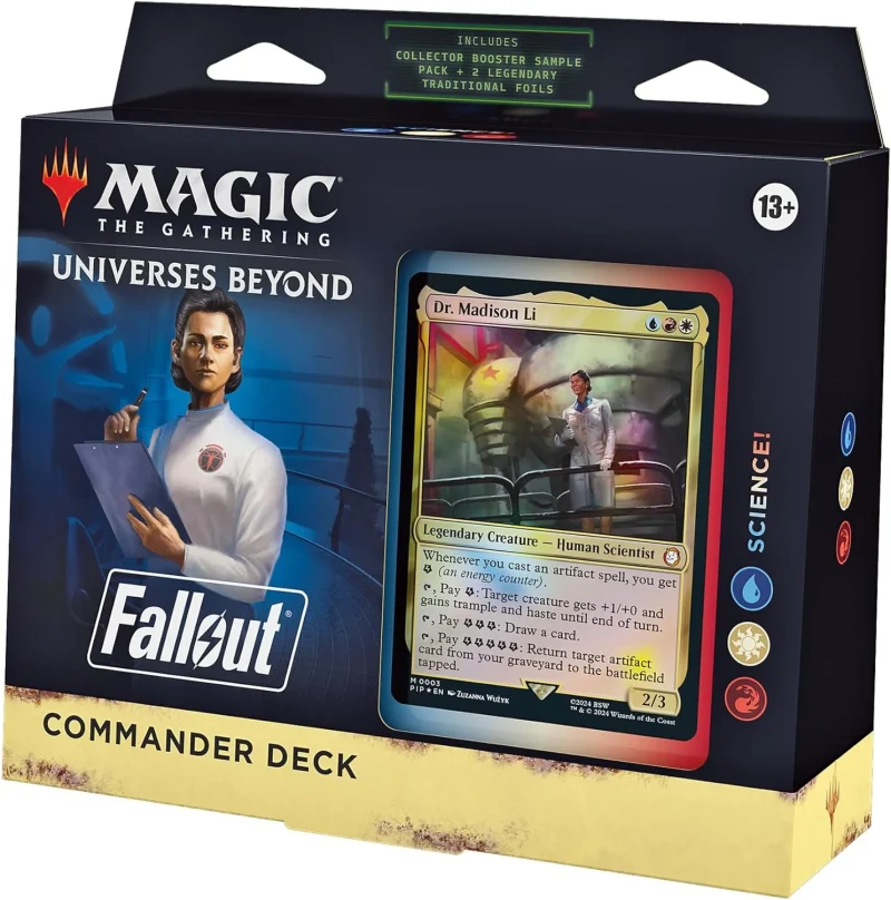 mtg fallout commander deck science theme