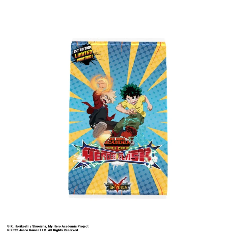 my hero academia ccg heroes clash 1st edition booster pack