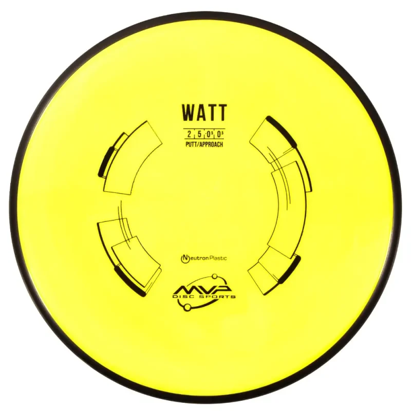 neutron watt disc golf putter by mvp disc sports colors may vary