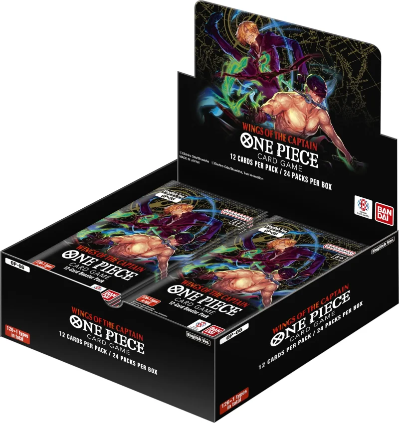 one piece tcg captain s wings booster box op 06