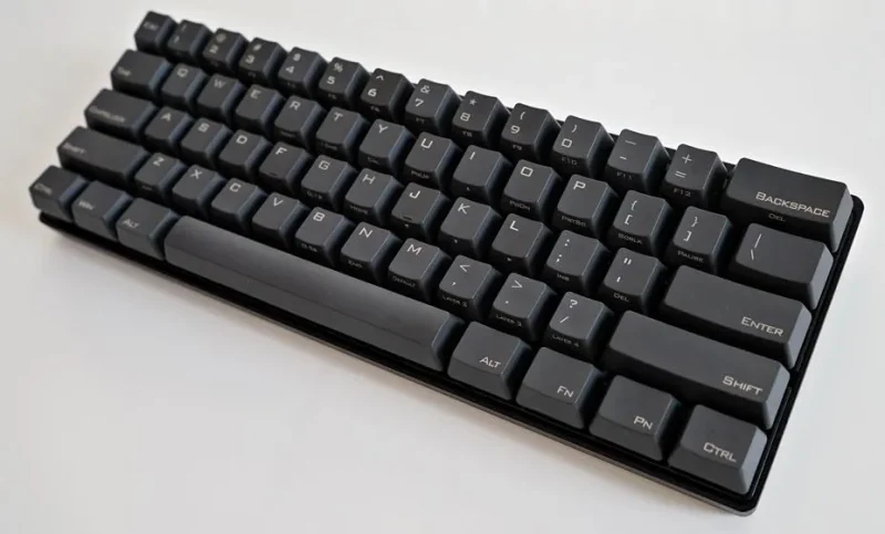 pok3r black 60 pbt mechanical keyboard