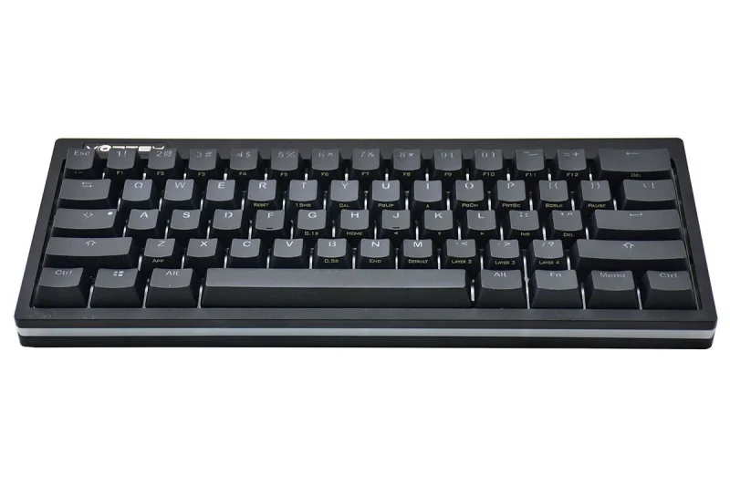 pok3r black le frosted white rgb 60 pbt mechanical keyboard