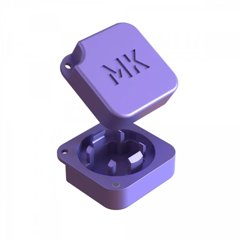 purple mk keychain switch opener quick access tool