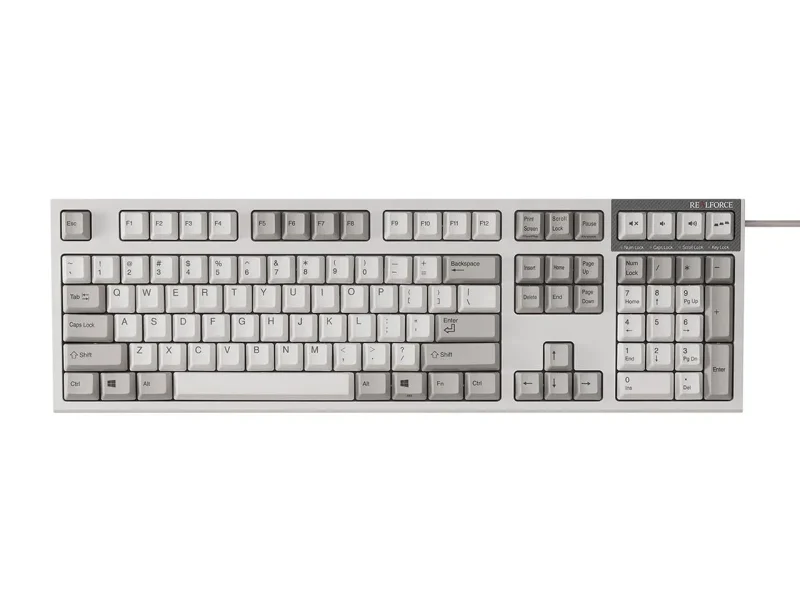 realforce r2 ivory dye sub pbt mechanical keyboard