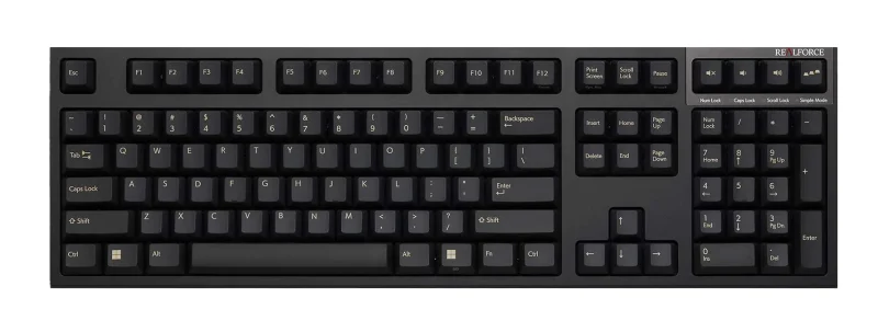 realforce r3s silent keyboard premium typing