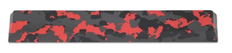 red camo pbt spacebar oem profile dye sublimation