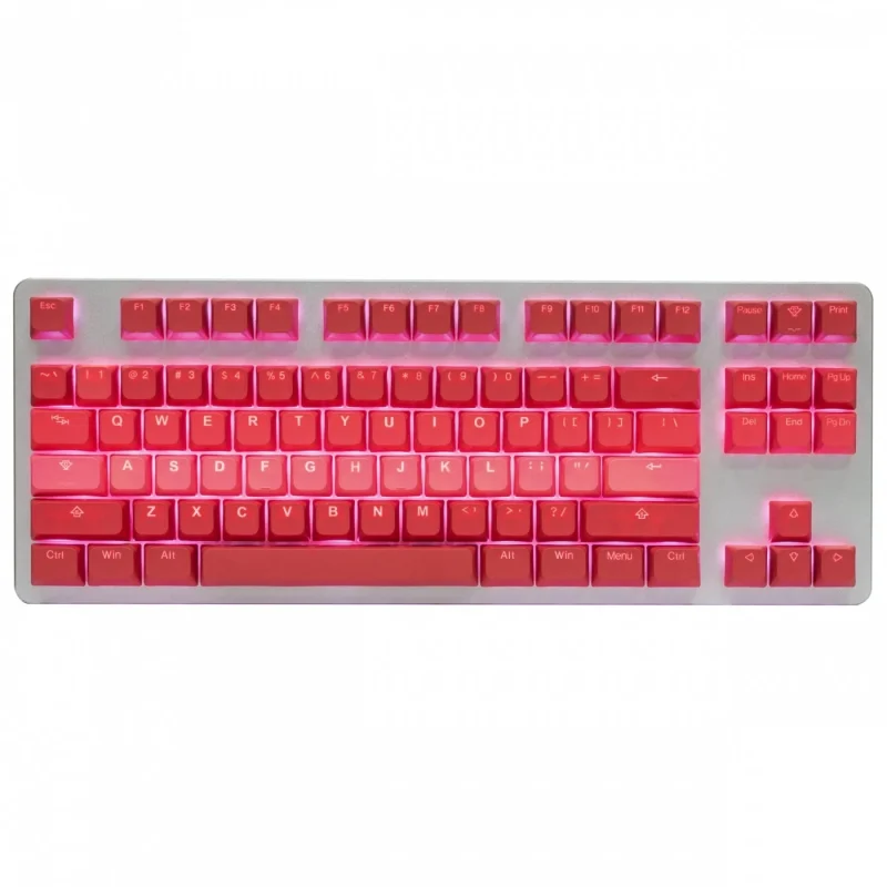 rosy clouds bobo profile pbt keycap set 100 keys