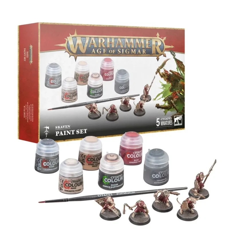 skaven paint set for warhammer age of sigmar