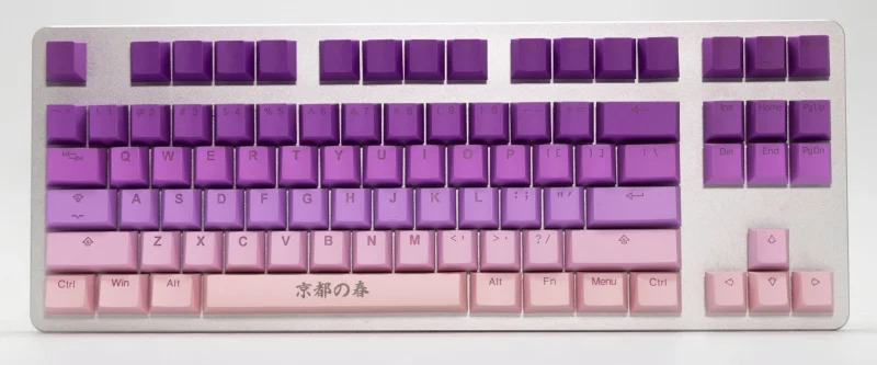 spring in kyoto 143 key pbt backlit keycaps set