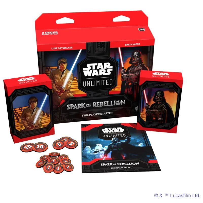 star wars spark of rebellion 2 player starter set