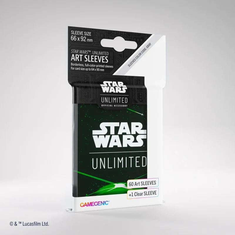 star wars unlimited art card sleeve green edition