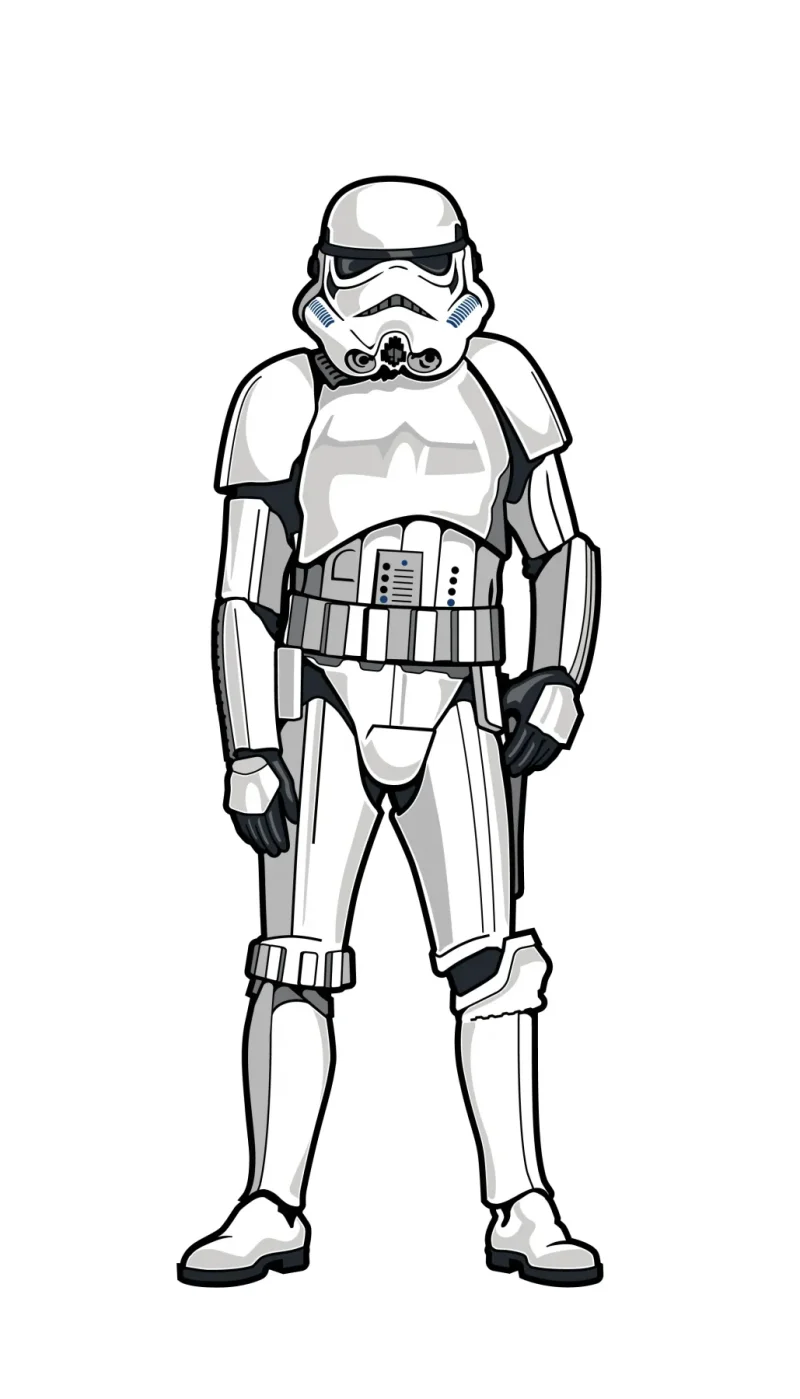 stormtrooper 702 enamel pin collectible figpin