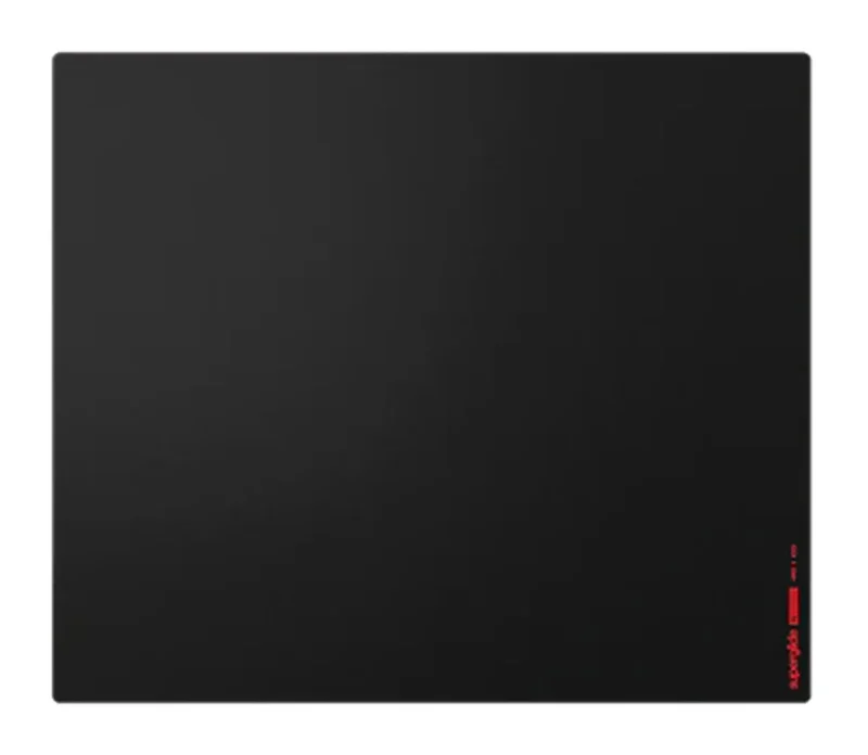 superglide black glass mouse pad by pulsar precision speed