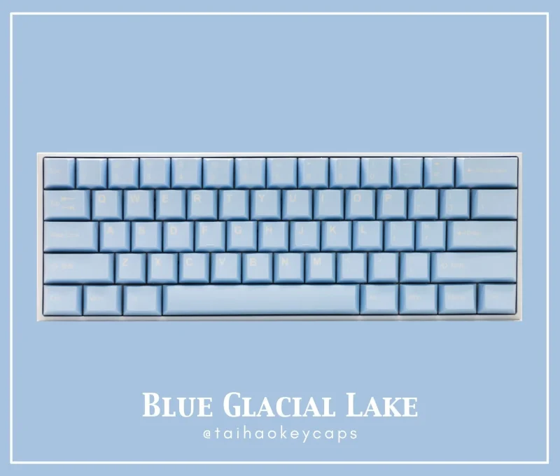 tai hao glacial lake 150 key abs double shot keycap set