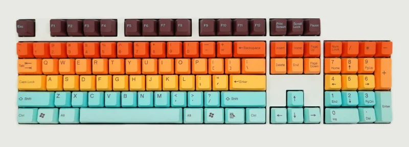 tai hao hawaii 116 key double shot pbt keycap set