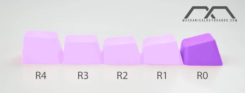 tai hao mk purple oem tpr keycap set blank row 0 4