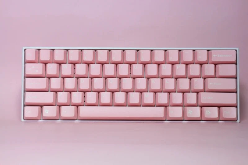 tai hao pink love 104 key oem abs keycap set