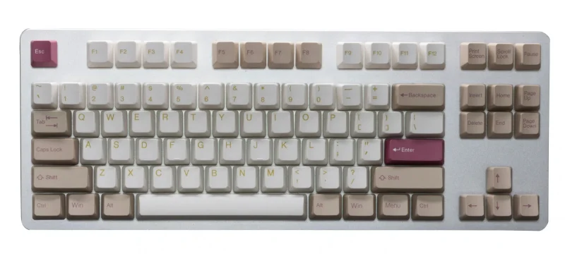 tai hao shell sand 129 key double shot abs keycap set