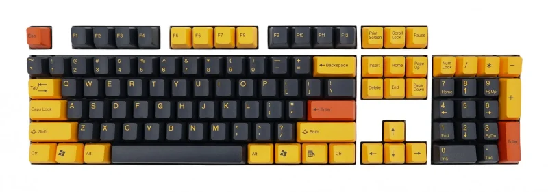 tai hao yellow submarine 104 key oem abs keycap set