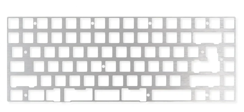 tofu84 75 aluminum keyboard plate by kbdfans