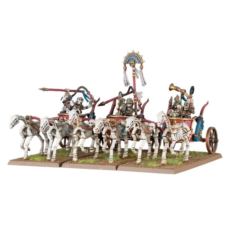 tomb kings of khemri skeleton chariots warhammer the old world