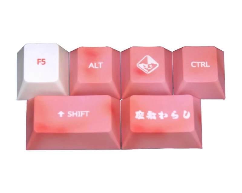 traitors zashiki warashi cherry profile pbt keycap set