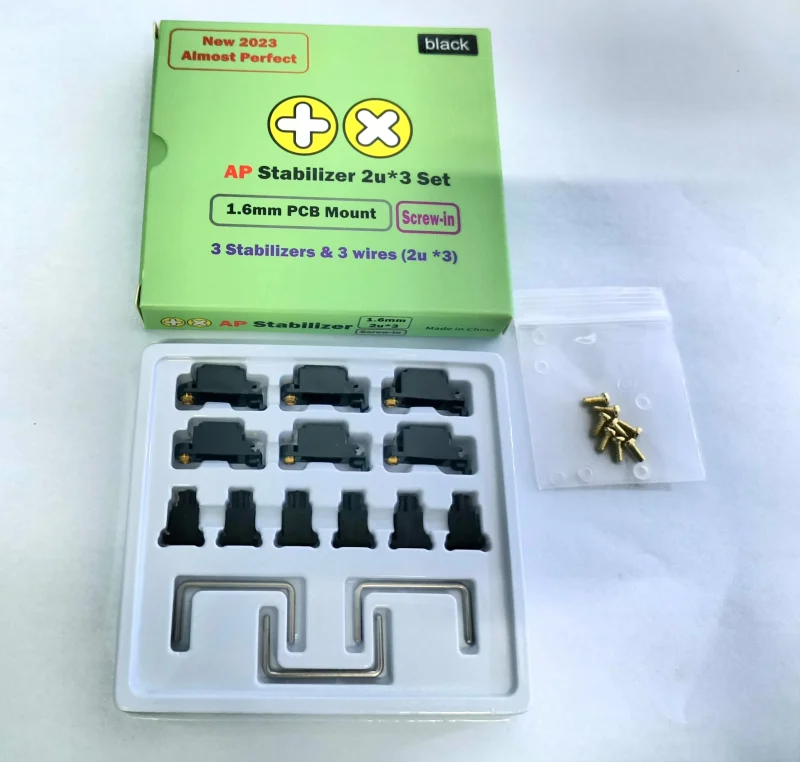 tx ap 2u pcb mount screw in stabilizers kit 3 pack