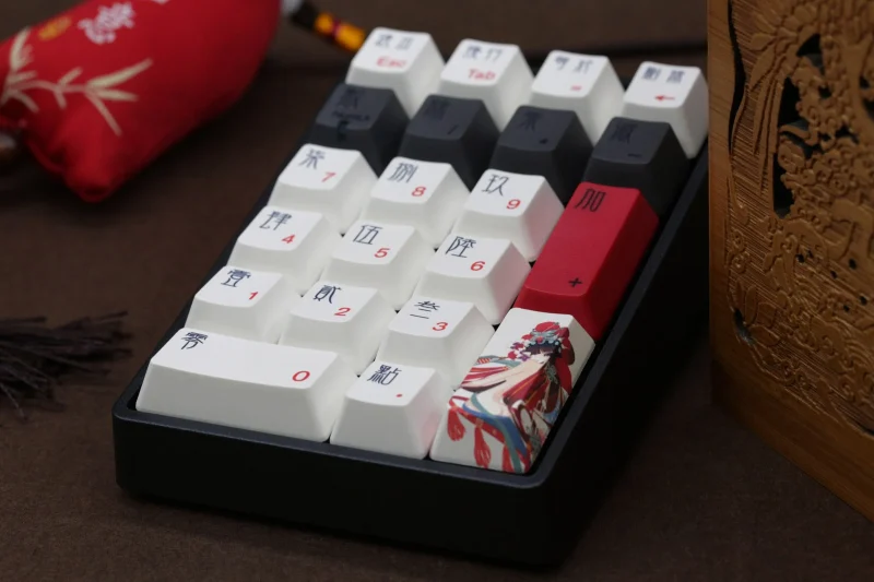 varmilo beijing opera numpad pbt dye sub mechanical keyboard