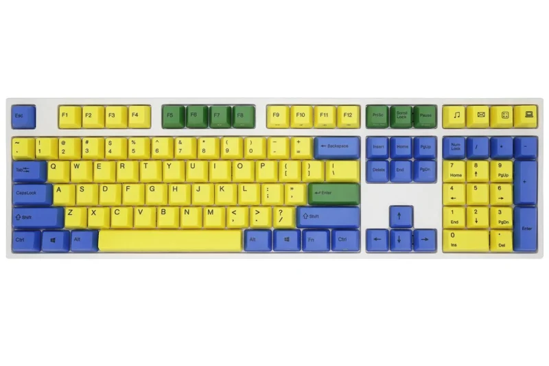 varmilo brazil soccer pbt mechanical keyboard va108m