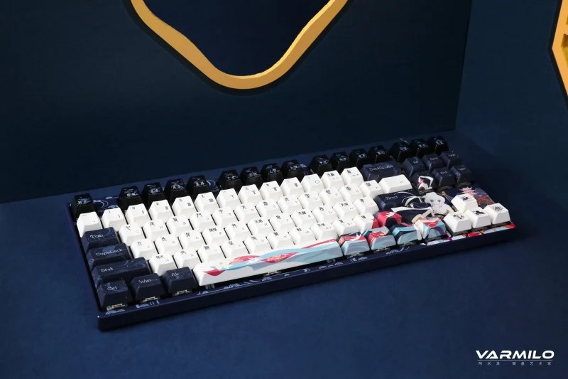 varmilo chang e white tkl mechanical keyboard