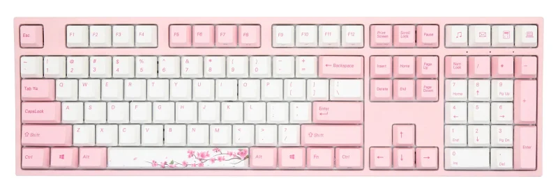 varmilo ma series v2 sakura r1 white led mechanical keyboard