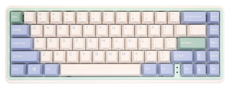 varmilo minilo vxt67 65 eucalyptus rgb mechanical keyboard bluetooth 2 4ghz wireless hotswap