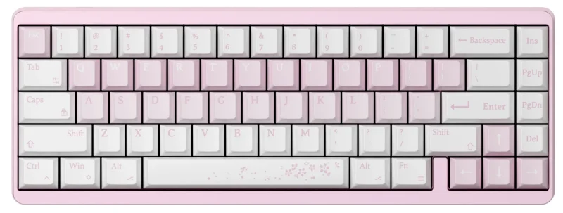 varmilo muse 65 sakura rgb mechanical keyboard he 8k aluminum scaled