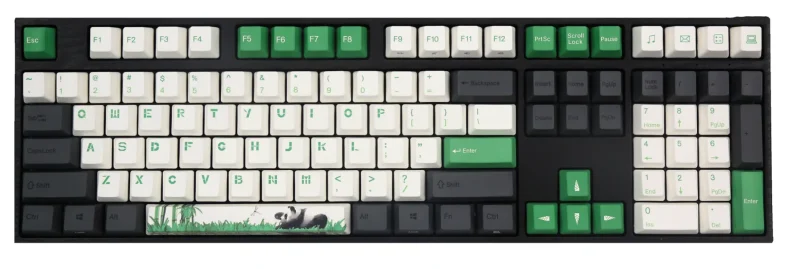 varmilo panda r2 hotswap mechanical keyboard white led triple mode