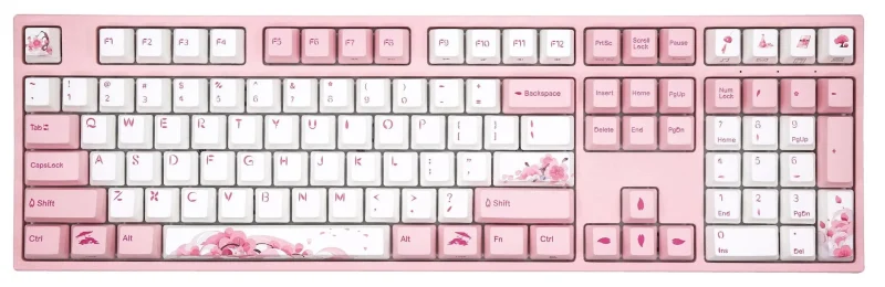 varmilo sakura r2 white led mechanical keyboard