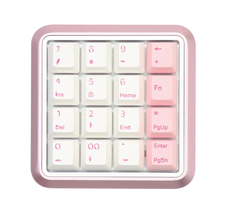 varmilo sakura white led numpad aluminum mechanical keyboard