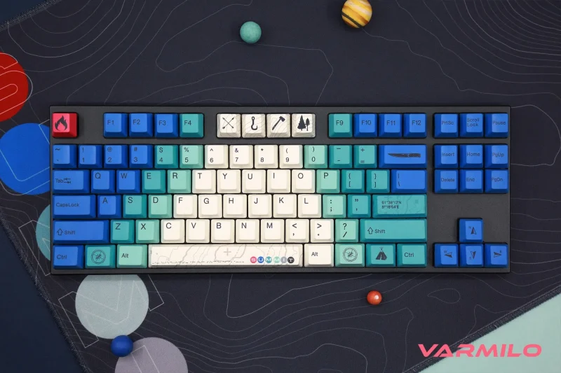 varmilo summit r2 white led tkl mechanical keyboard 1