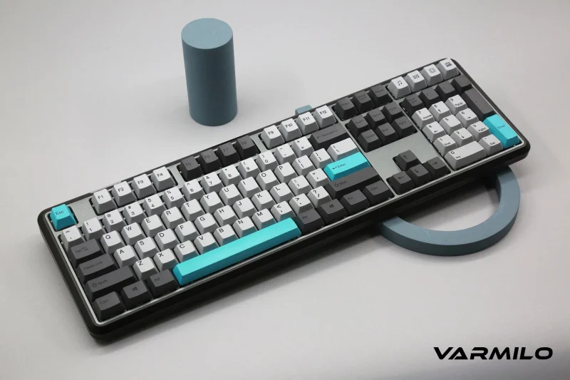 varmilo sword 2 108 moonlight white led keyboard pbt aluminum ec mechanical