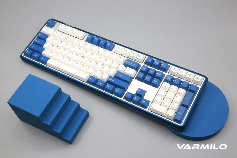 varmilo sword 2 108 pacific blue white led mechanical keyboard