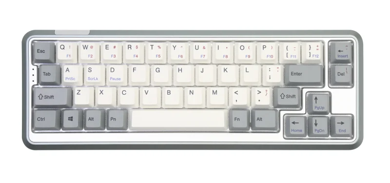 varmilo sword 2 49 grey mechanical keyboard aluminum hotswap dye sub pbt