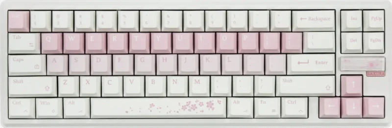 varmilo sword68 sakura wireless rgb mechanical keyboard