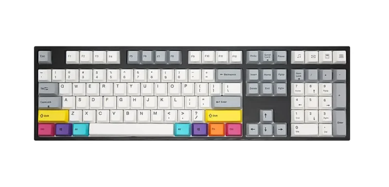 varmilo va series v2 cmyk white led mechanical keyboard