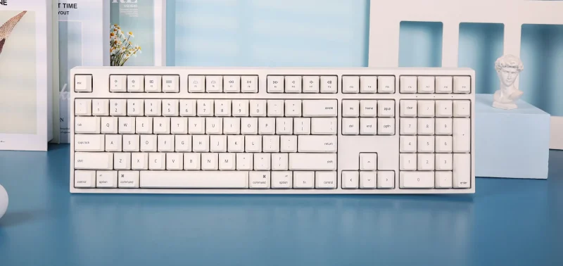 varmilo va series v2 white led mechanical keyboard dye sub pbt mac